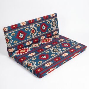 folding floor cushion sofa blue Sadu portable majlis Auckland NZ