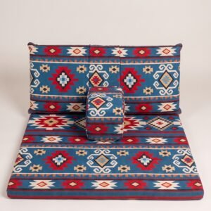 folding floor cushion sofa blue Sadu portable majlis Auckland NZ